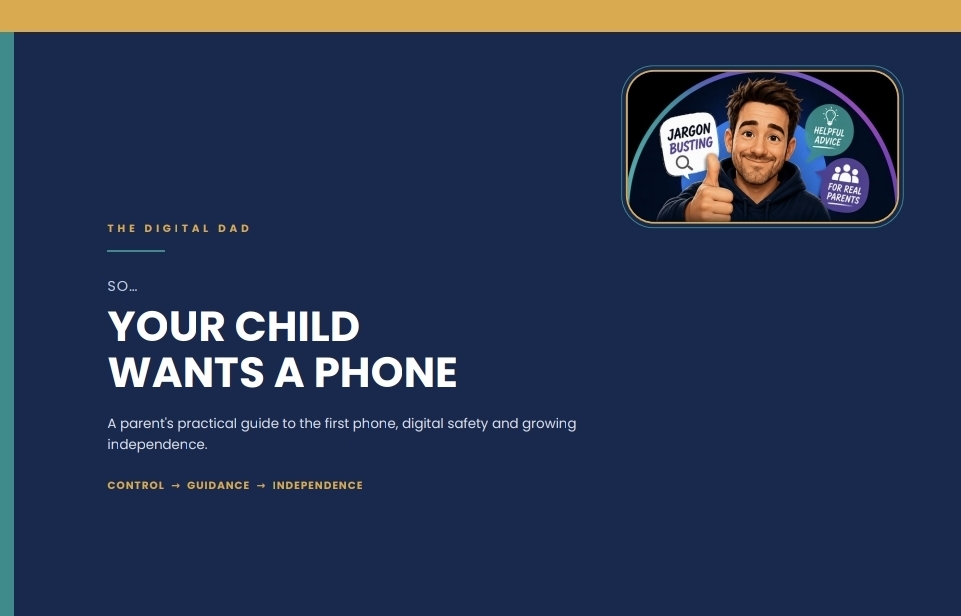 First phone guide for parents cover