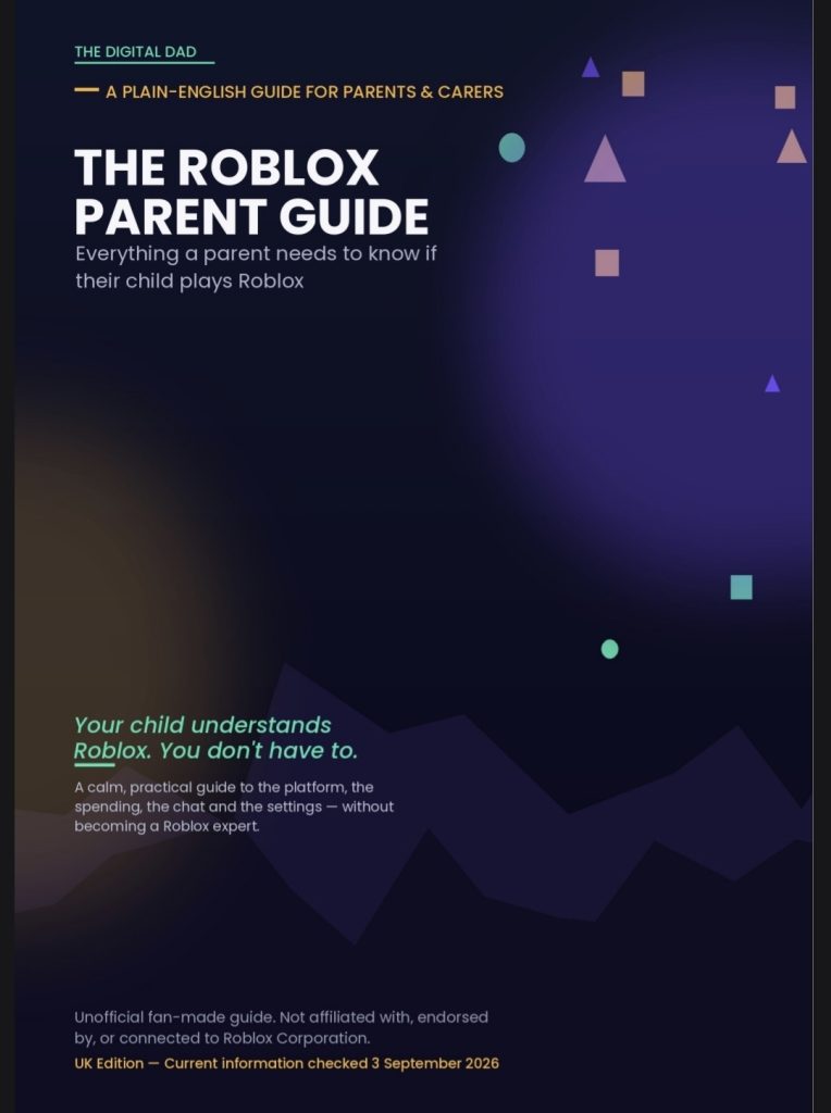 The Roblox Parent Guide cover
